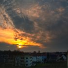 Sonnenuntergang oder Himmelsglut?