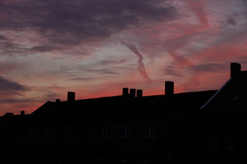 Sonnenuntergang oder Weltuntergang