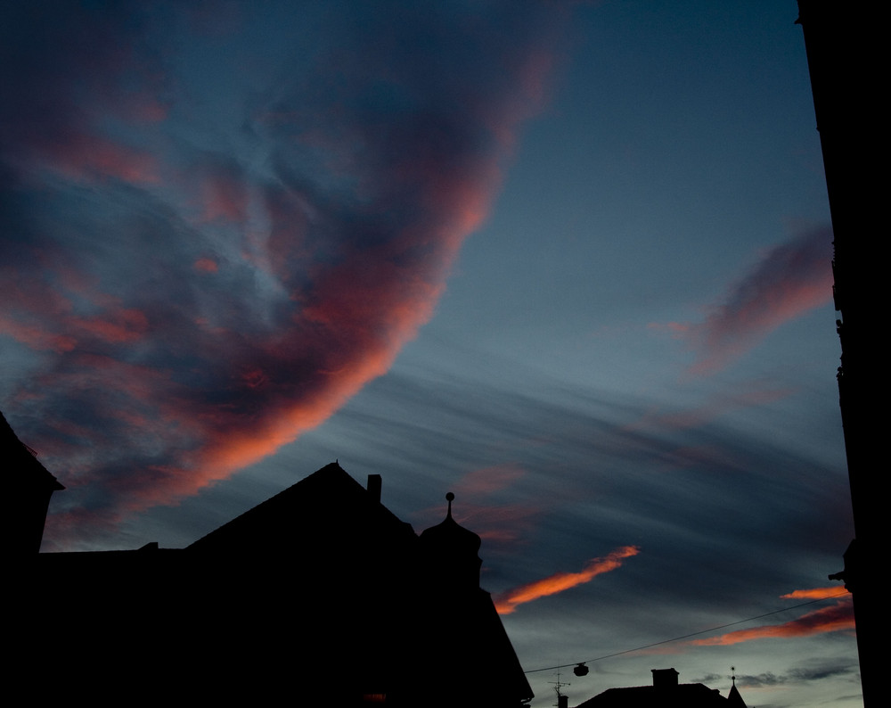 Sonnenuntergang oder Weltuntergang