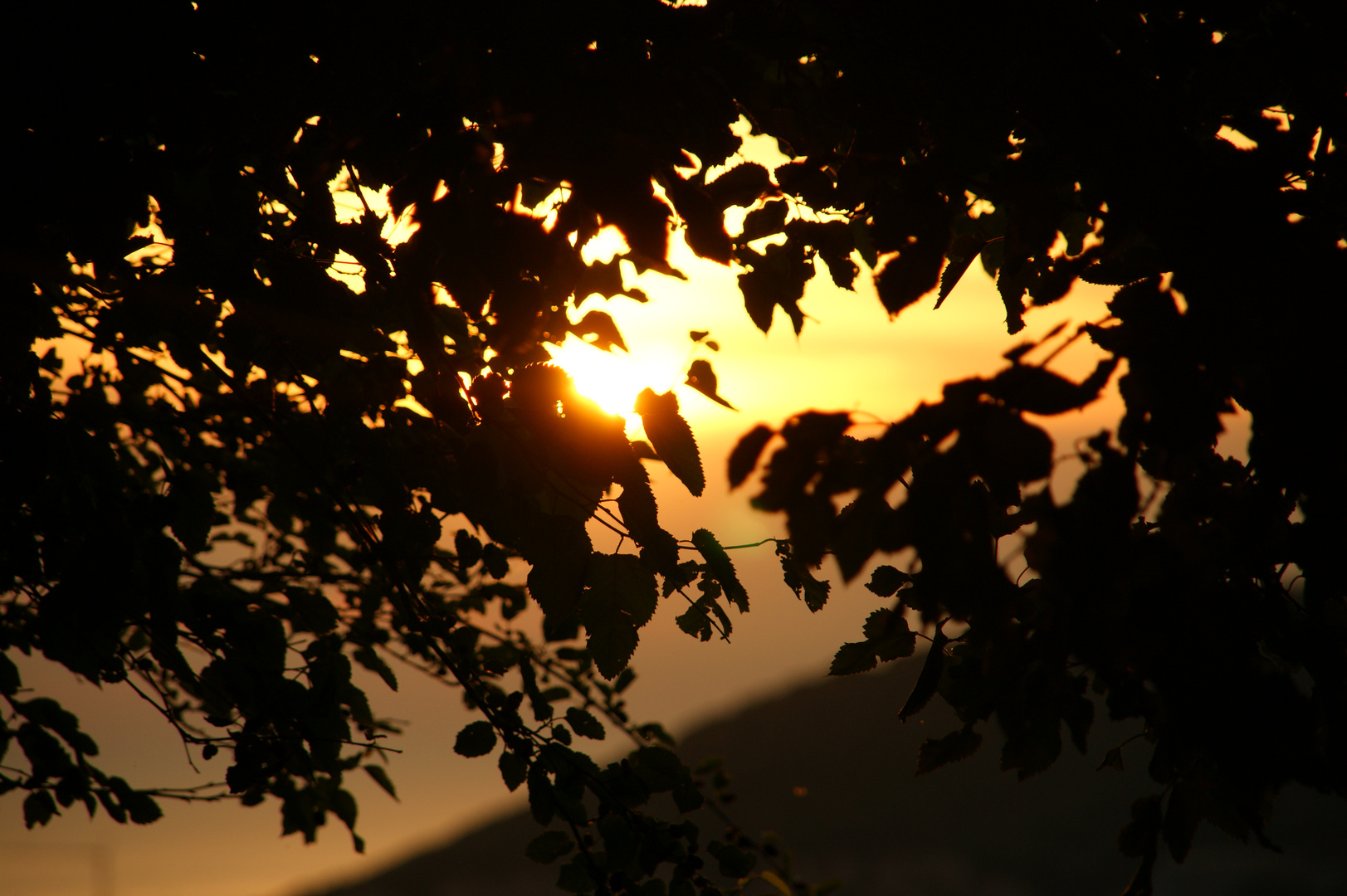 Sonnenuntergang ohne Meer