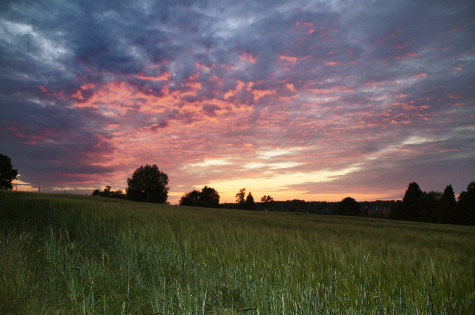 Sonnenuntergang ohne Sonne