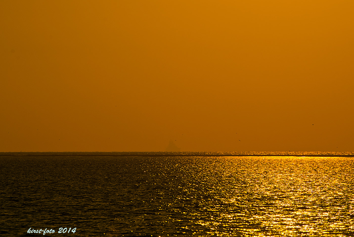 Sonnenuntergang ohne Sonne