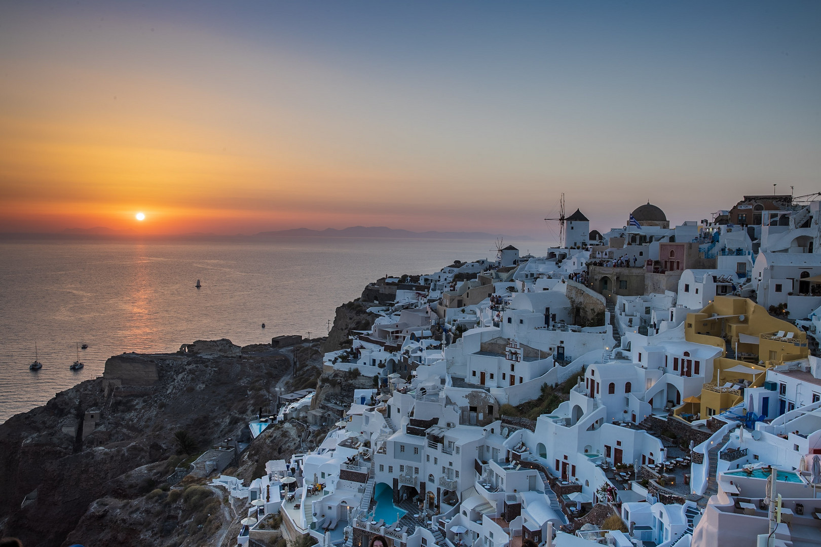 Sonnenuntergang Oia (Santorin)