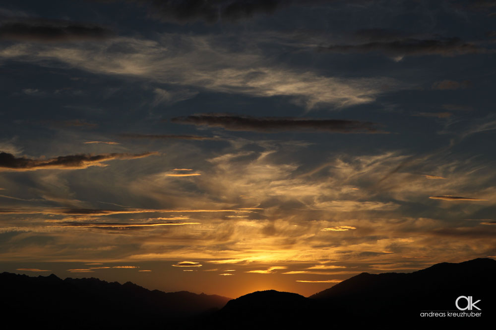 Sonnenuntergang Oktober 2010