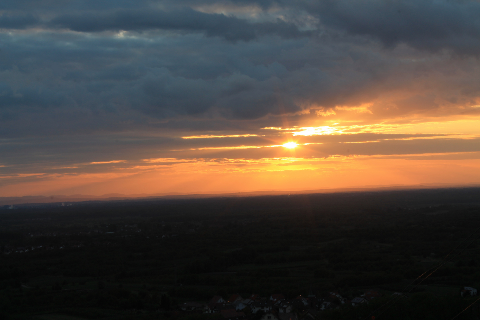 Sonnenuntergang / Ortenau