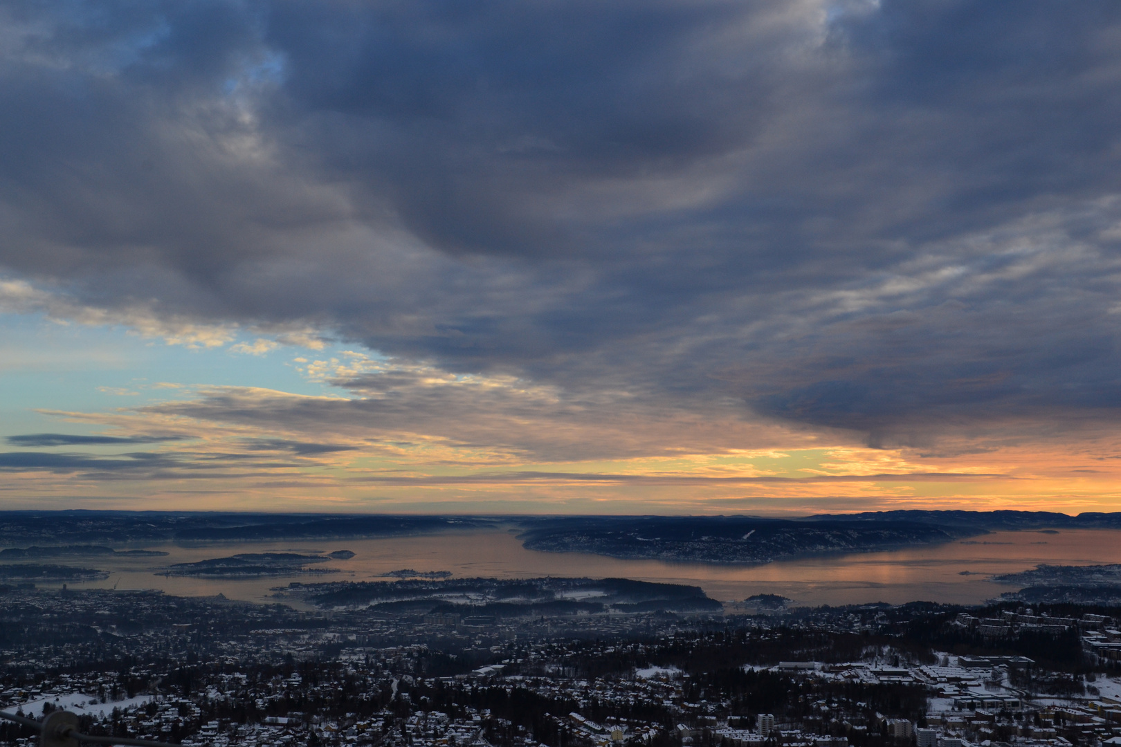 Sonnenuntergang Oslo