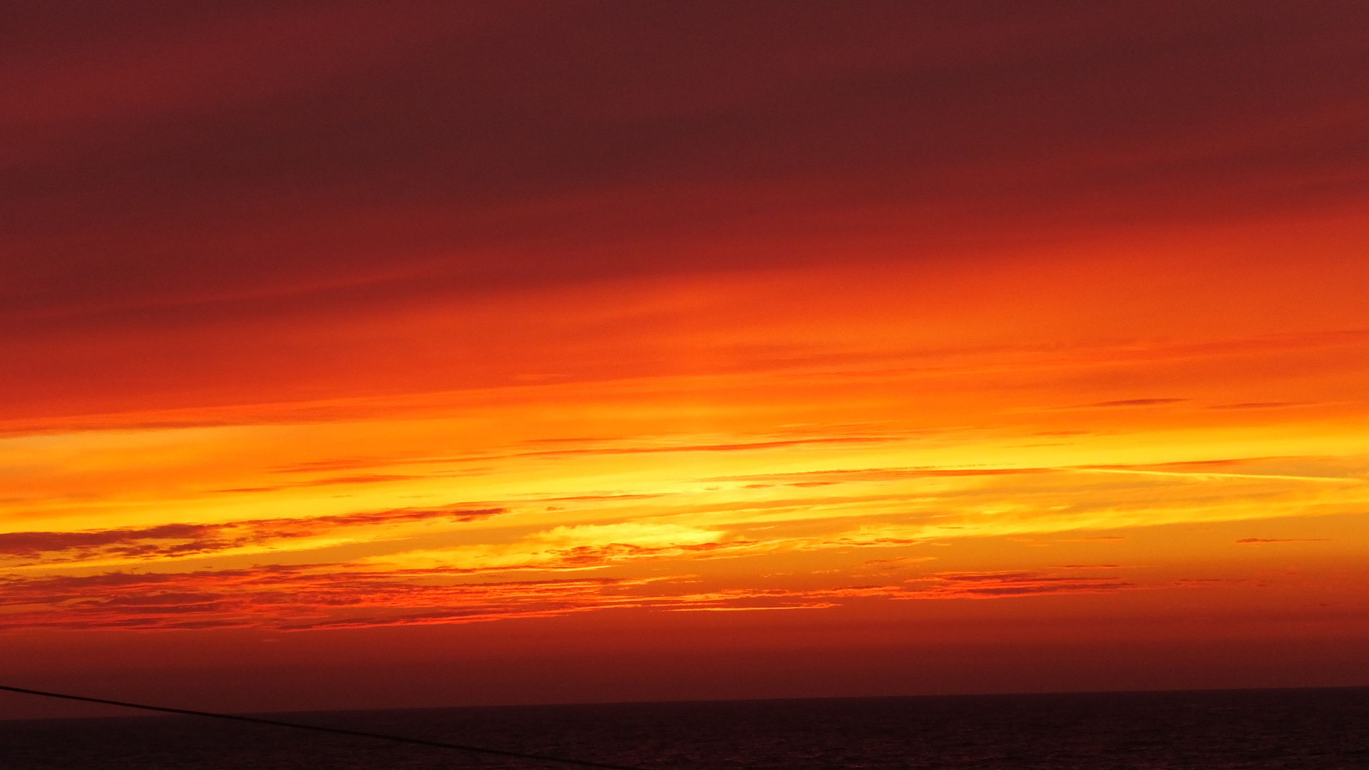 Sonnenuntergang Ostsee 2