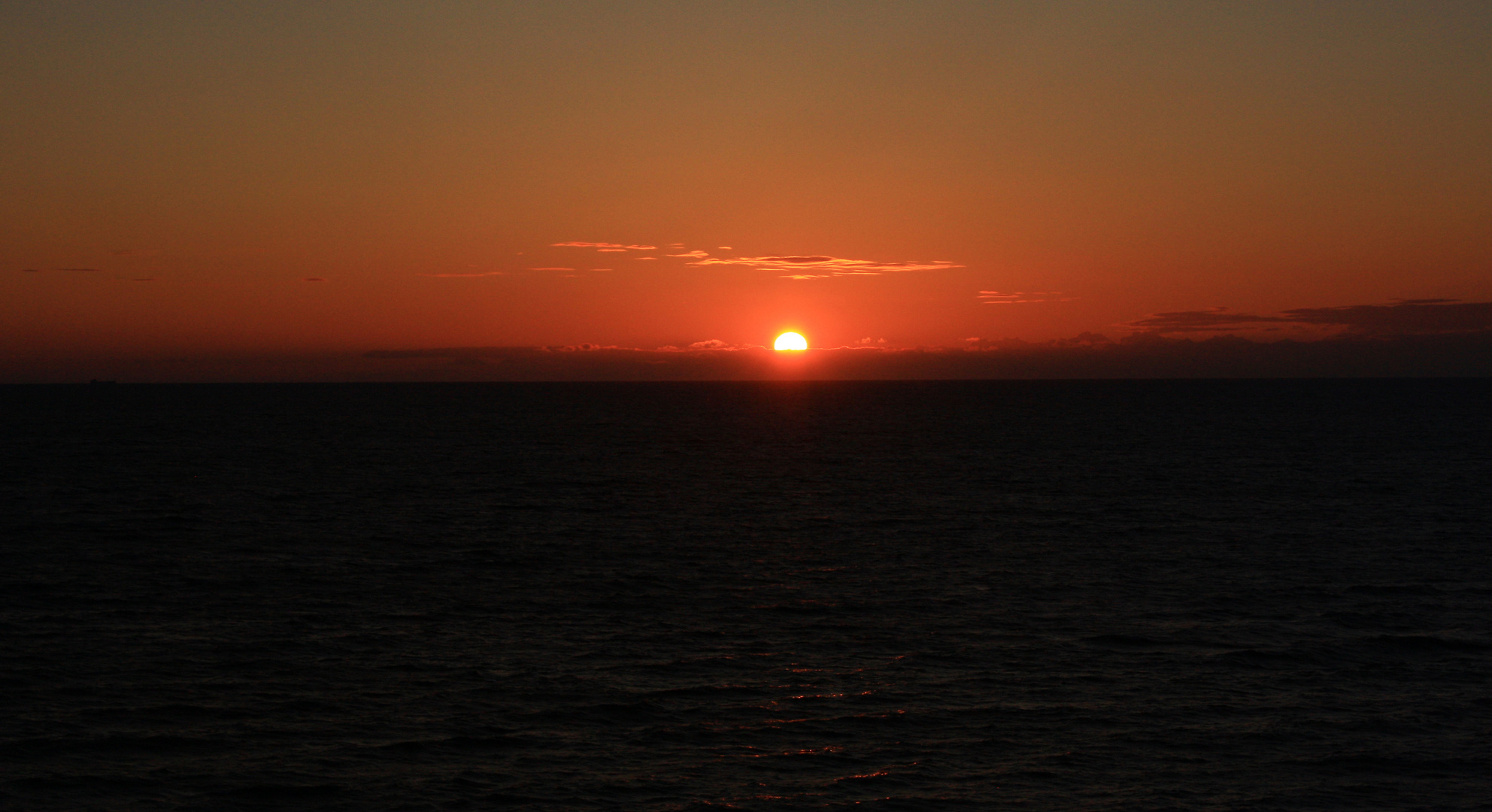 Sonnenuntergang Ostsee