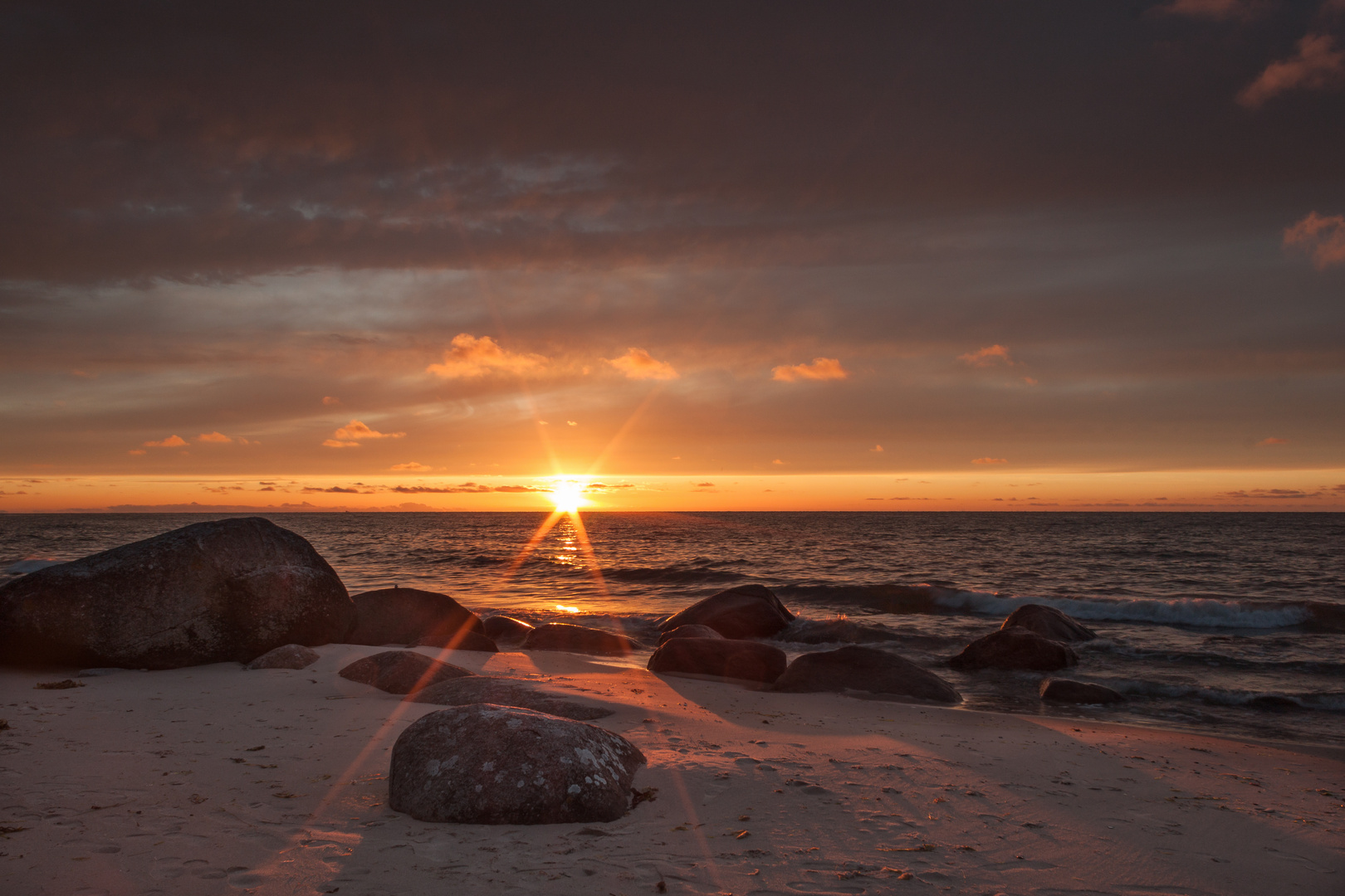 Sonnenuntergang Ostsee 