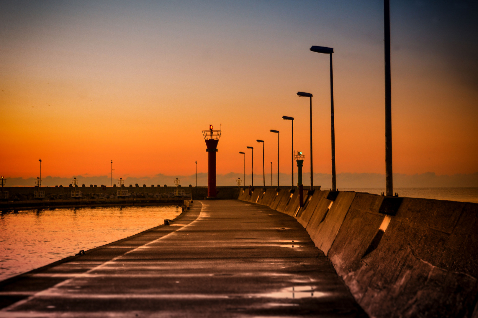 Sonnenuntergang Ostsee