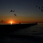 Sonnenuntergang Ostsee auf der Insel Poel