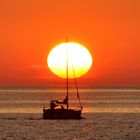 Sonnenuntergang-Ostsee