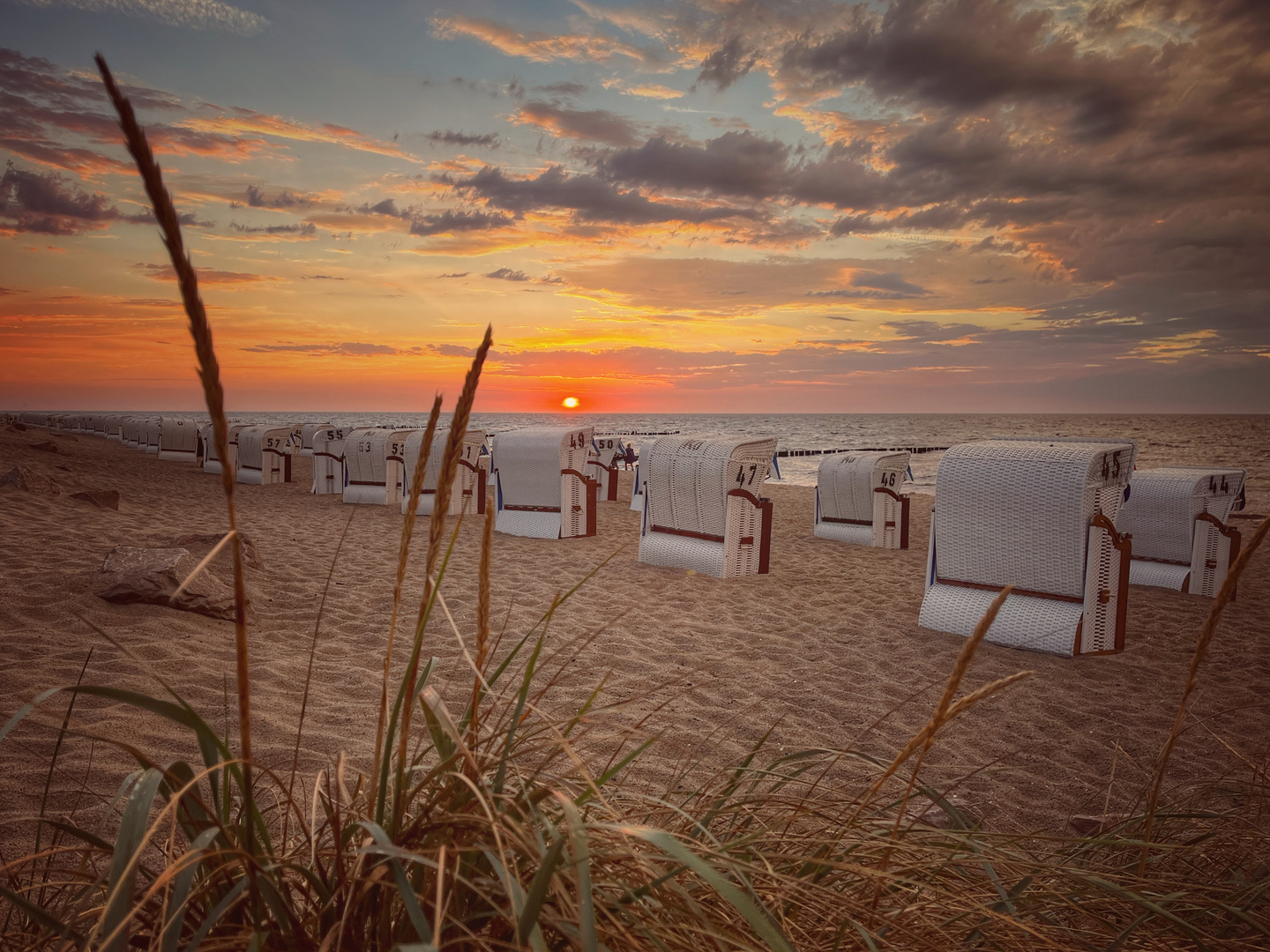 Sonnenuntergang Ostsee