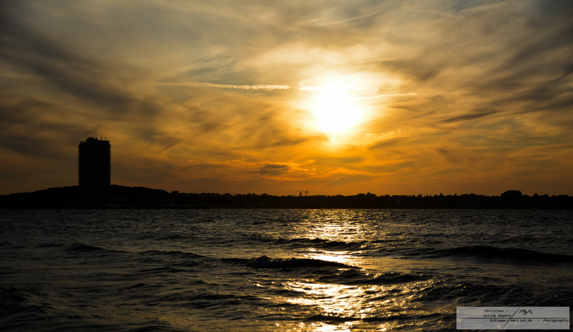 Sonnenuntergang Ostsee Priwall