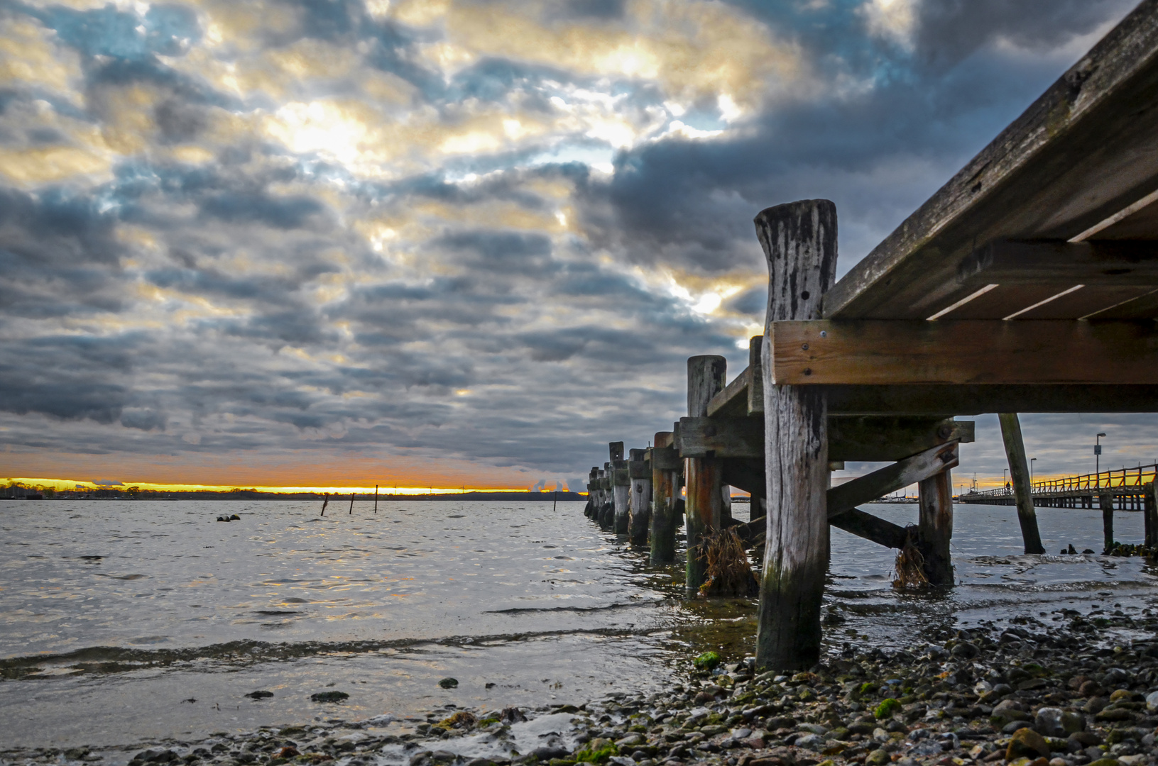 Sonnenuntergang Ostsee/Gelting