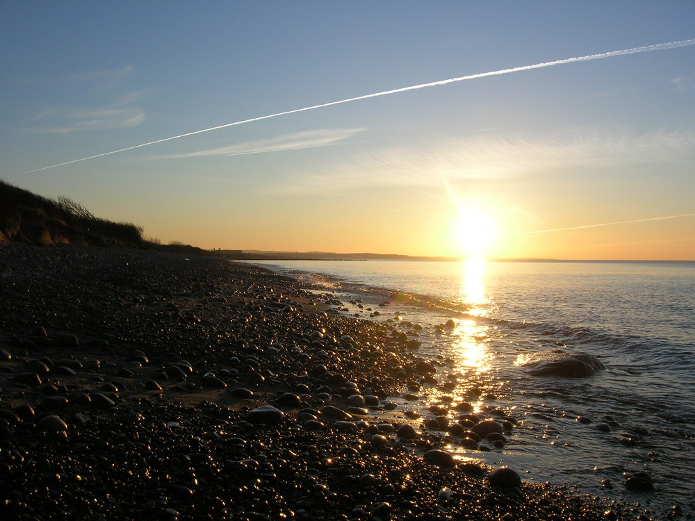 Sonnenuntergang Ostseeküste