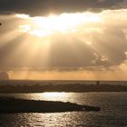 Sonnenuntergang Palermo Isola delle femme