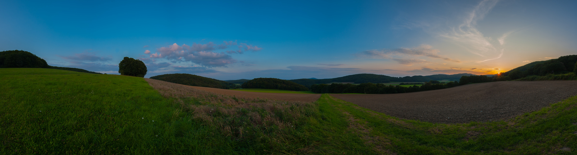 Sonnenuntergang Pano