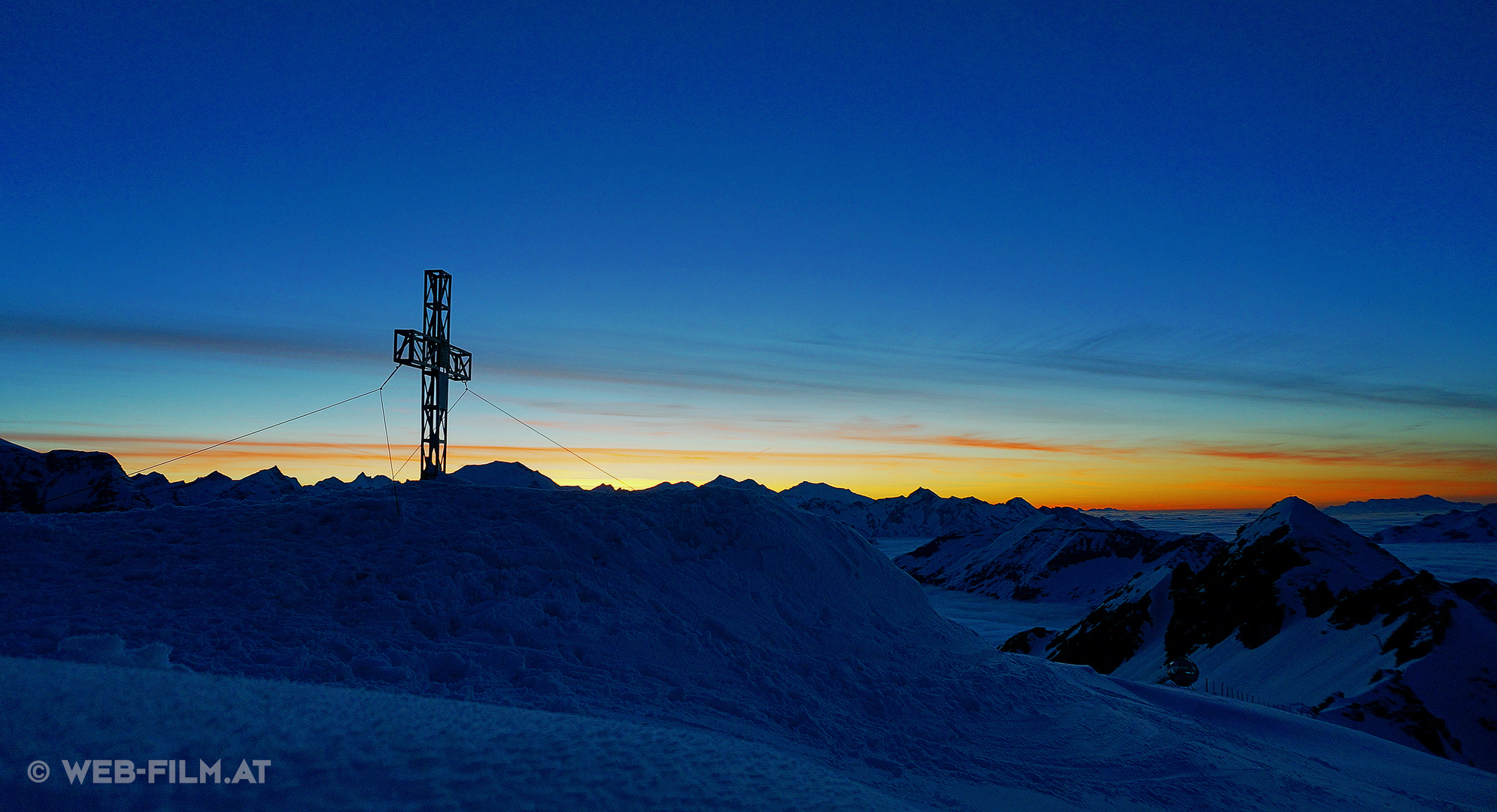 Sonnenuntergang Panorama, Bad Gastein, Salzburger Land