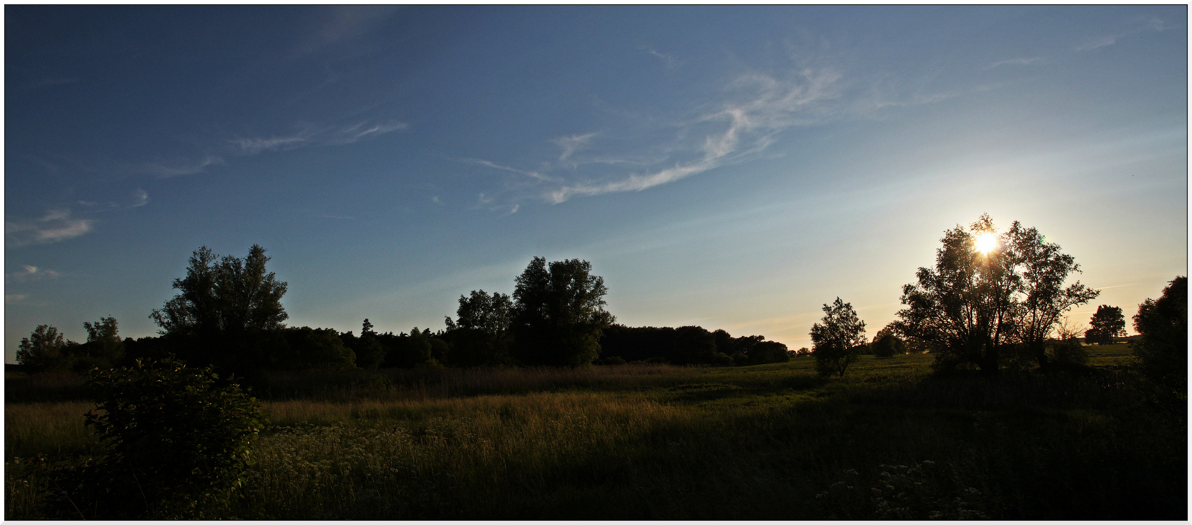 Sonnenuntergang Panorama (Mestlin)