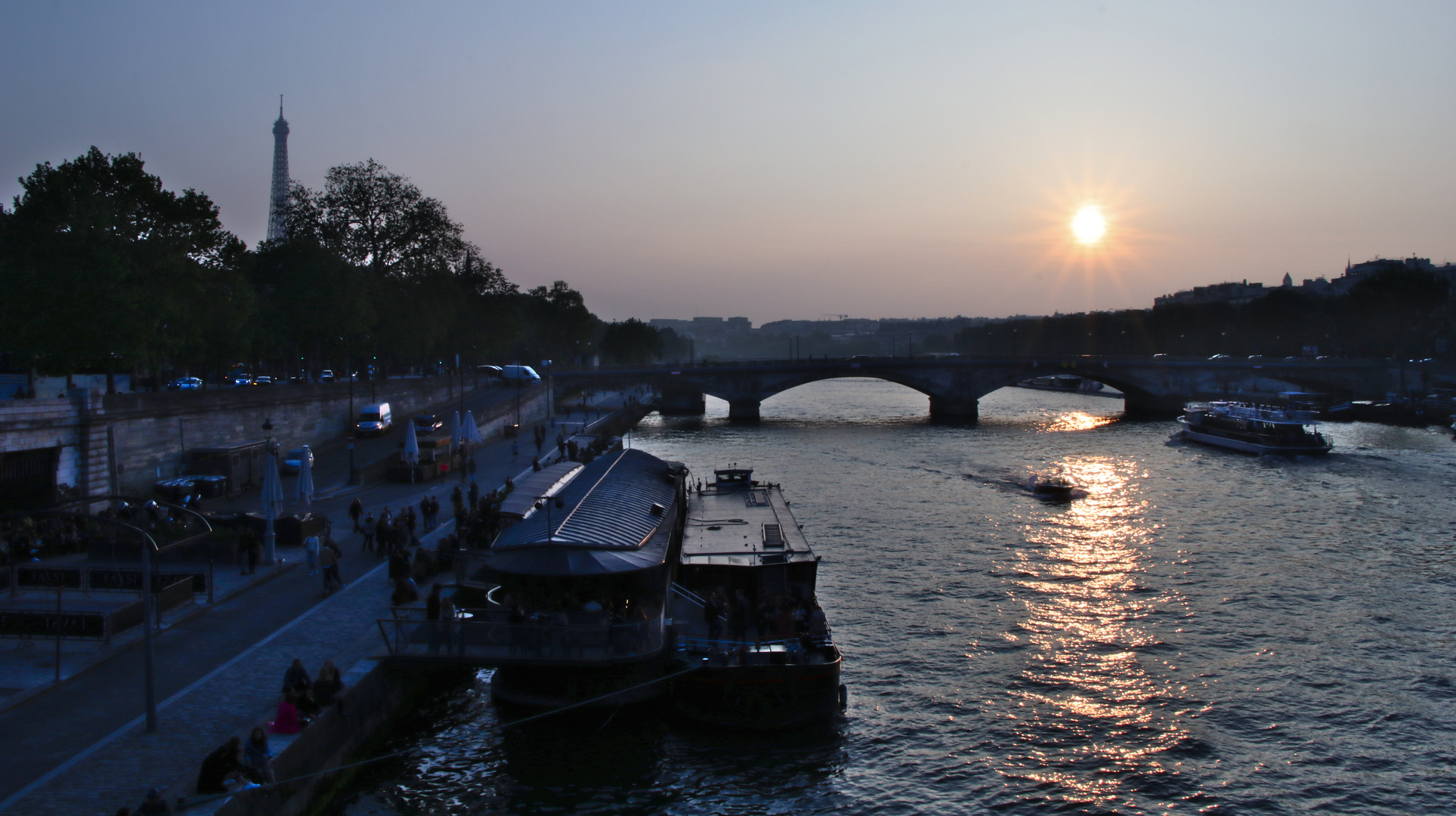 sonnenuntergang paris