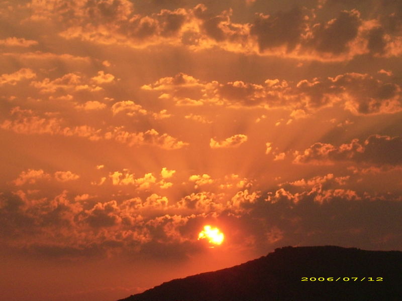 Sonnenuntergang Paros