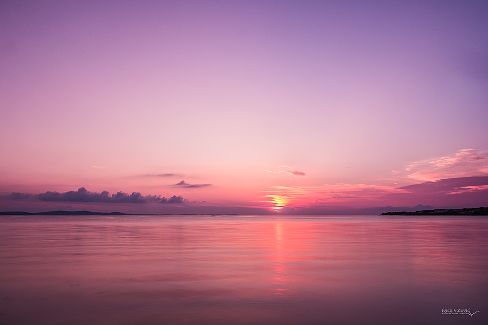 Sonnenuntergang Petrcane Kroatien