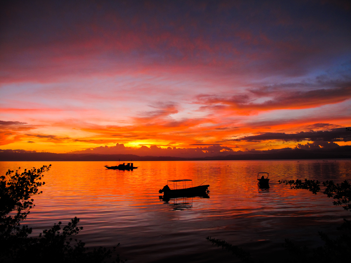 Sonnenuntergang Philippinen / Cabilao