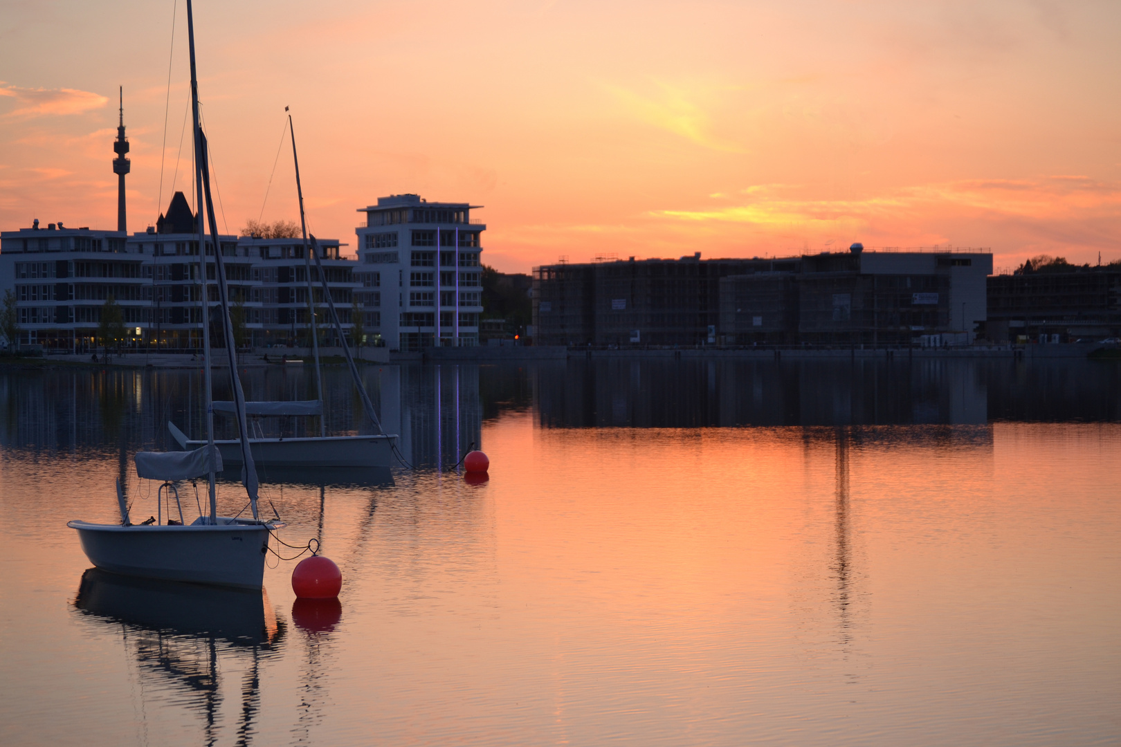 Sonnenuntergang Phönix See Dortmund