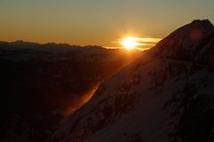 Sonnenuntergang Pilatus