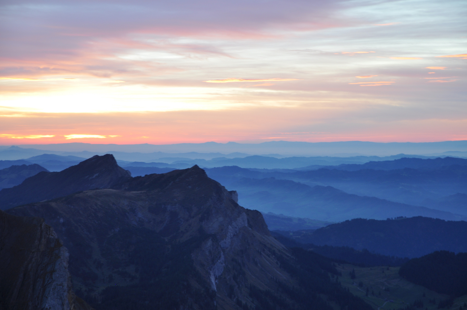 Sonnenuntergang Pilatus