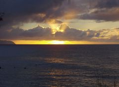 Sonnenuntergang - Pipeline Beach - Oahu
