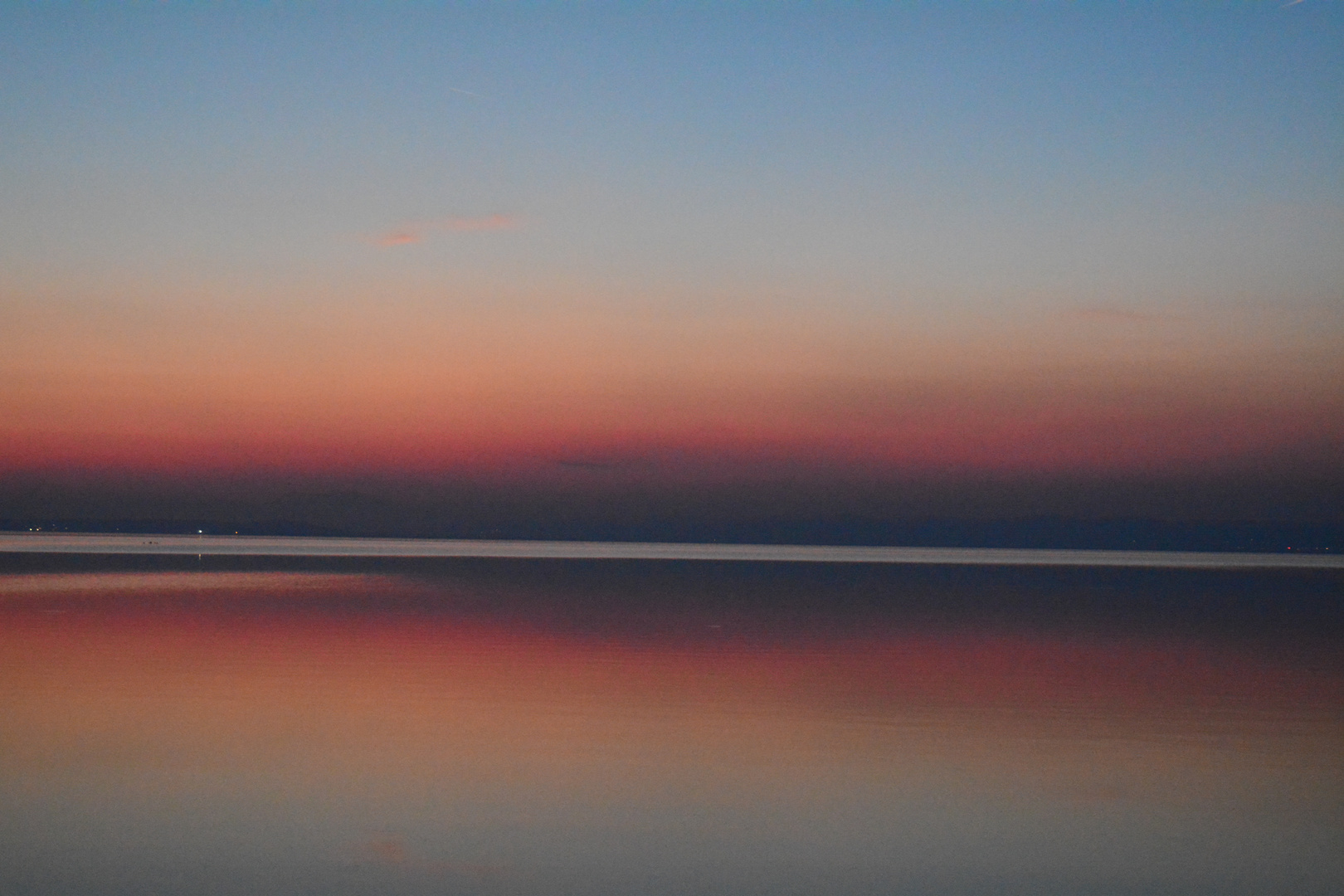 Sonnenuntergang Podersdorf Neusiedlersee Oktober 2018