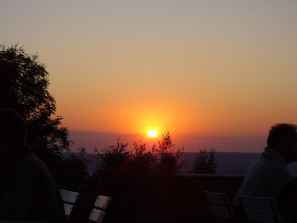 Sonnenuntergang Pöhlberg Annaberg Buchholz