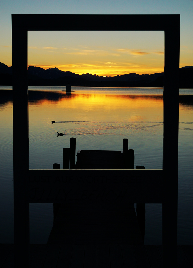 Sonnenuntergang Pörtschach am Wörthersee