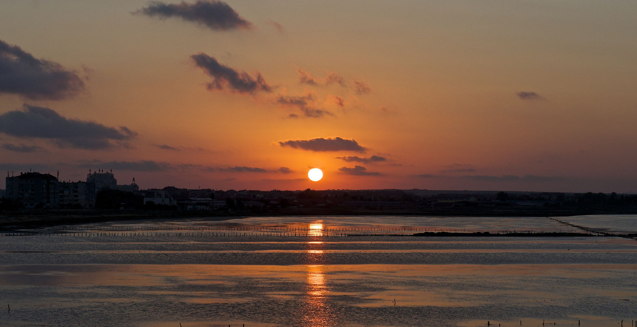 Sonnenuntergang, Pomorie Bulgarien