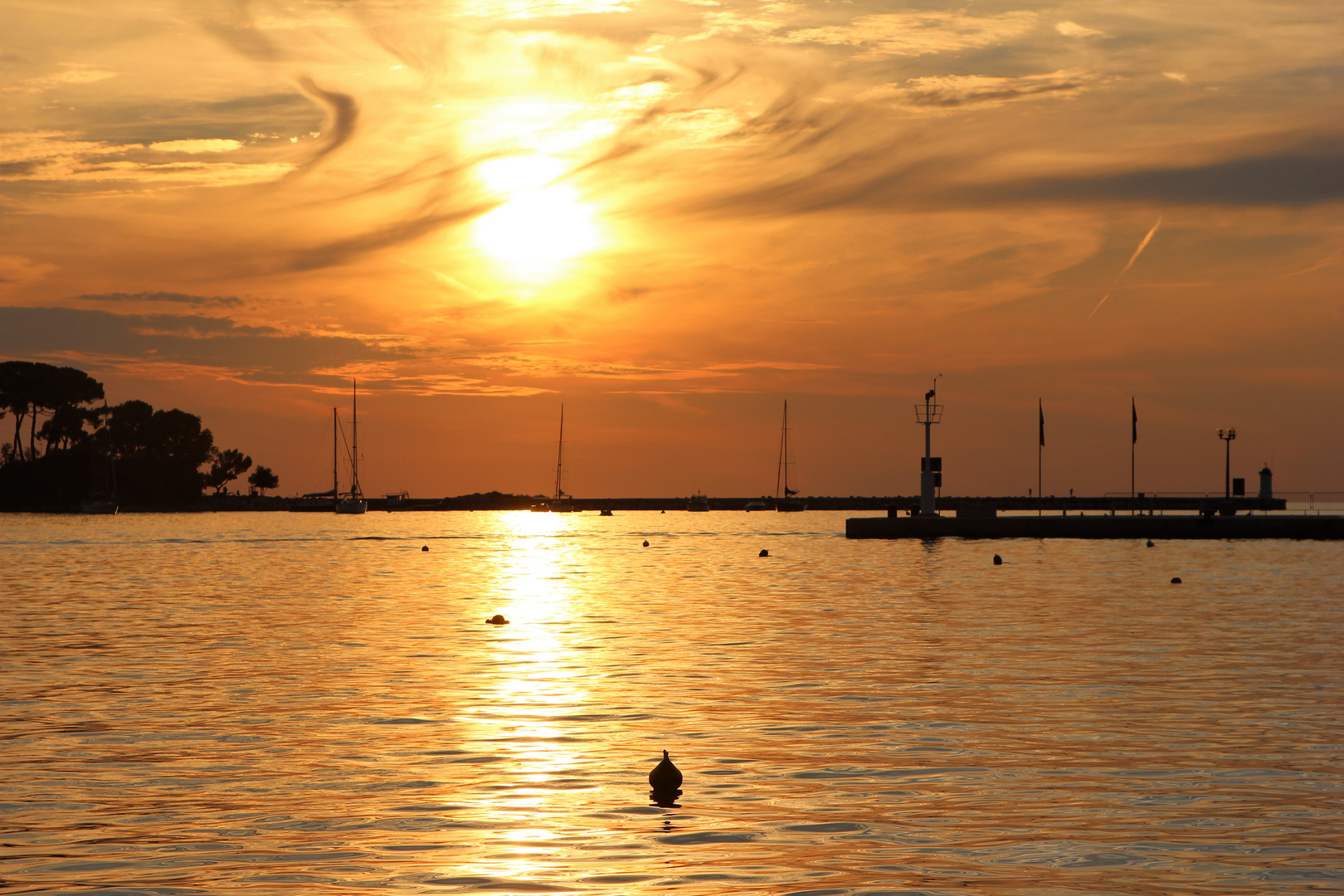 Sonnenuntergang Porec