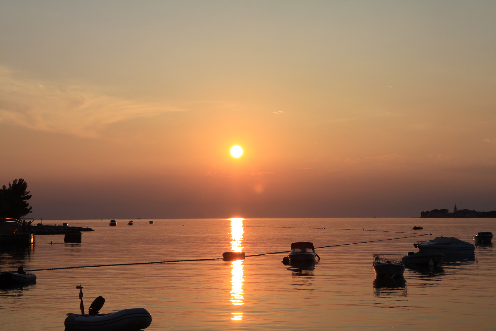 Sonnenuntergang Porec Kroatien