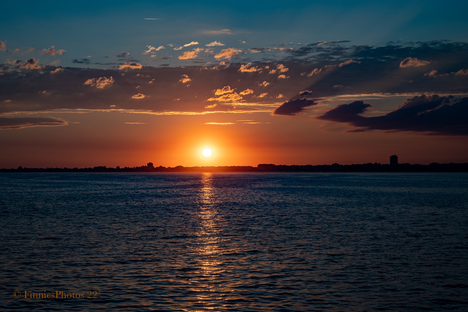 Sonnenuntergang Pornichet Frankreich