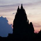 Sonnenuntergang, Prambanan Tempel