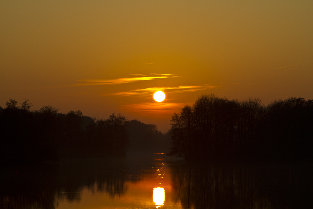 Sonnenuntergang Pröstingsee