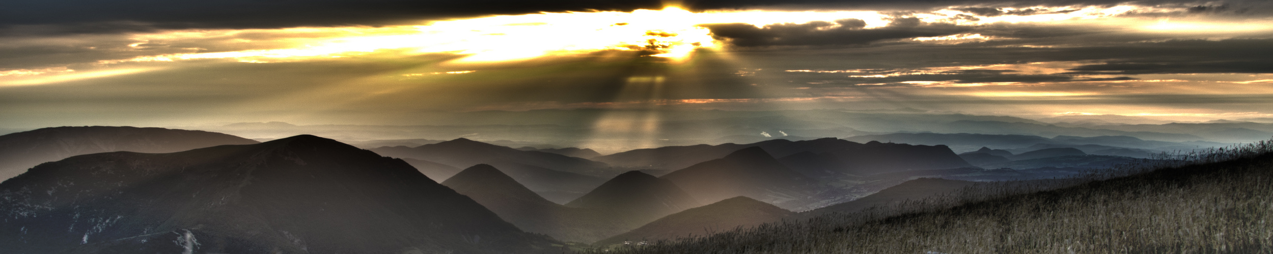 Sonnenuntergang Provence