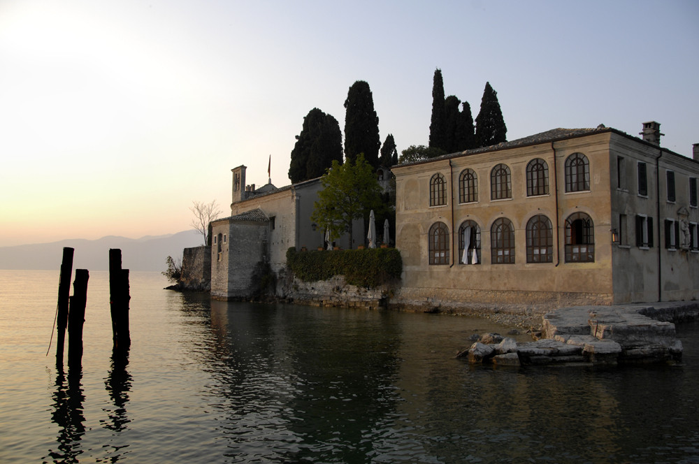 Sonnenuntergang, Punta San Vigilio, Villa Brenzone