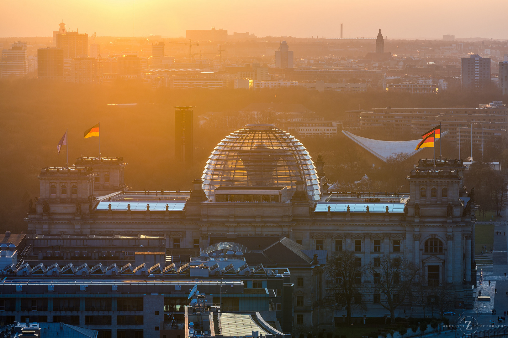 Sonnenuntergang Reichstag