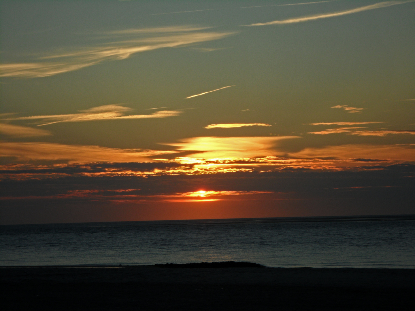 Sonnenuntergang Renesse