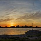 Sonnenuntergang Rhein 2015-01