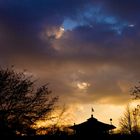 Sonnenuntergang Rheinaue Bonn