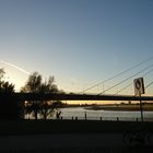 Sonnenuntergang Rheinpromenade