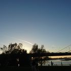 Sonnenuntergang Rheinpromenade