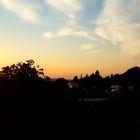 Sonnenuntergang Rheintal